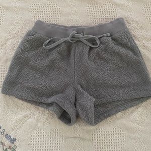 Aerie Sherpa shorts
